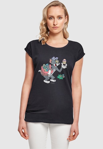 T-shirt 'Tom and Jerry - Tom Egg Hunt' ABSOLUTE CULT en bleu : devant