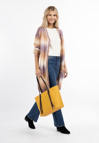 usha FESTIVAL - Shopper en amarillo: frente