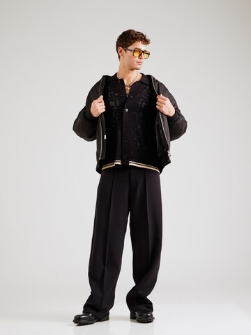 GCDS Strickjacke in Schwarz