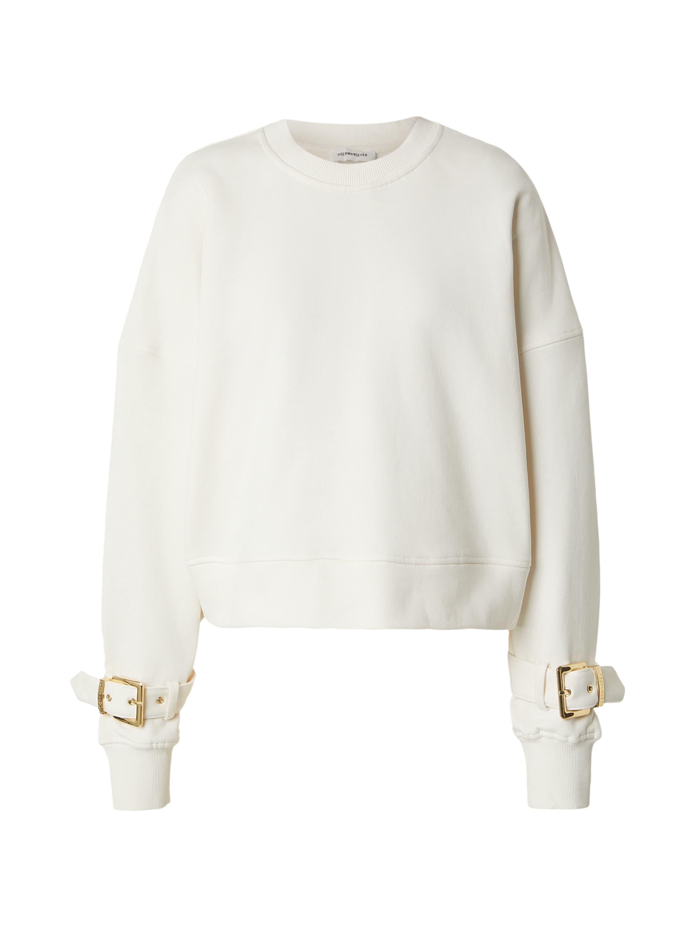 Hoermanseder Sweat-shirt en blanc, Vue avec produit
