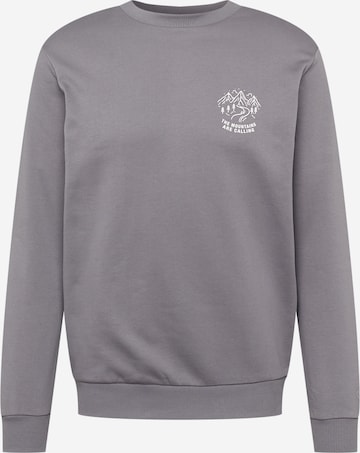 WESTMARK LONDON Sweatshirt 'Line Call' in Grey: front