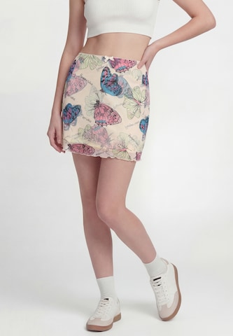 MYMO - Saia 'Young Fashion Collection' em rosa: frente