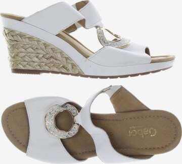 GABOR Sandals & High-Heeled Sandals in 40,5 in White: front