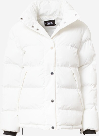 Karl Lagerfeld Zimska jakna | črna / bela barva, Prikaz izdelka