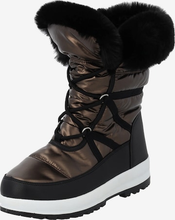Palado - Botas de nieve 'Nexea' en marrón: frente