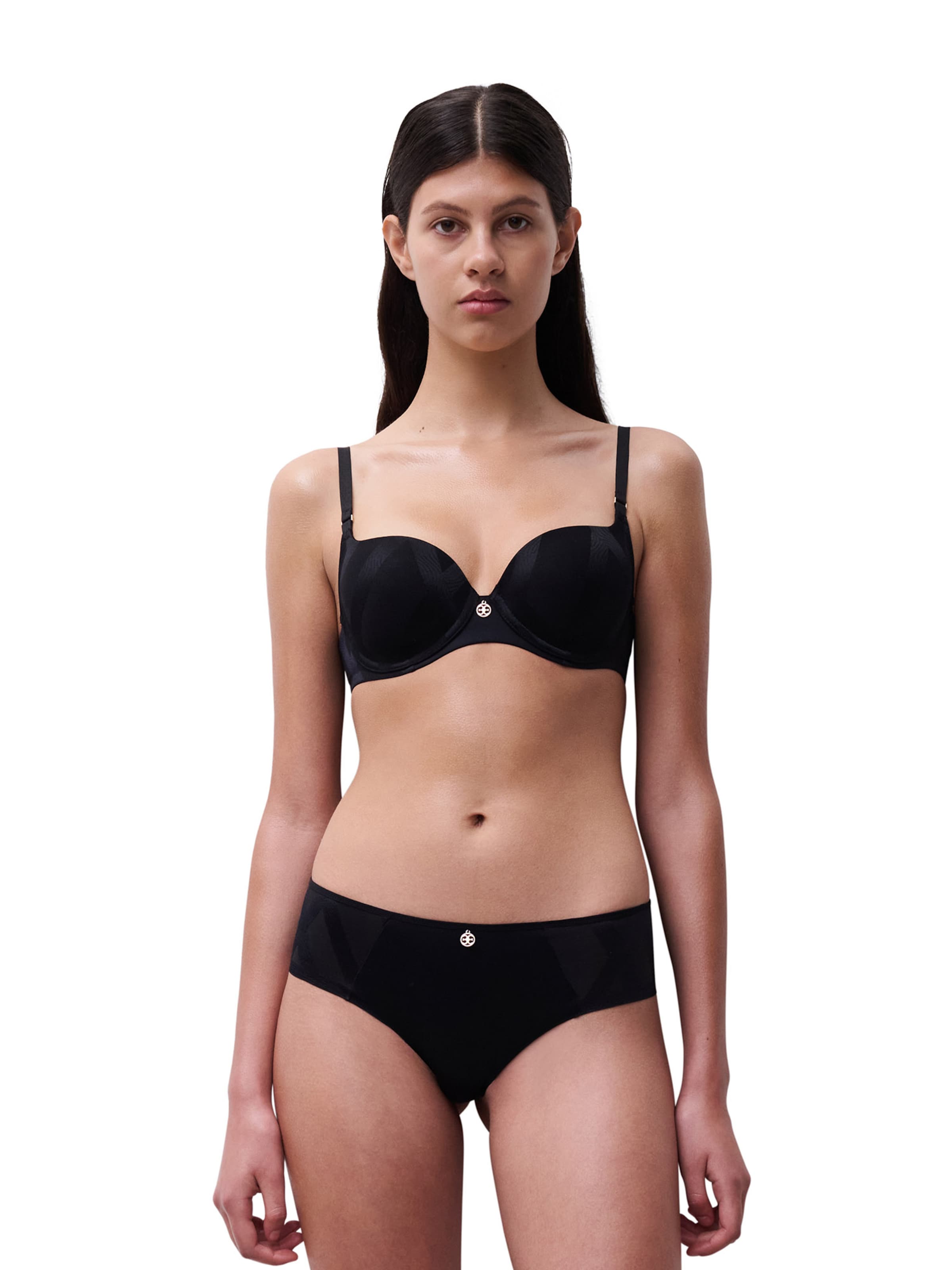 Chantelle - Clásico Sujetador 'GLAZE' en negro: frente