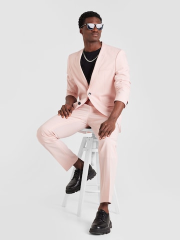HUGO Slim fit Suit 'Arti/Hesten' in Pink
