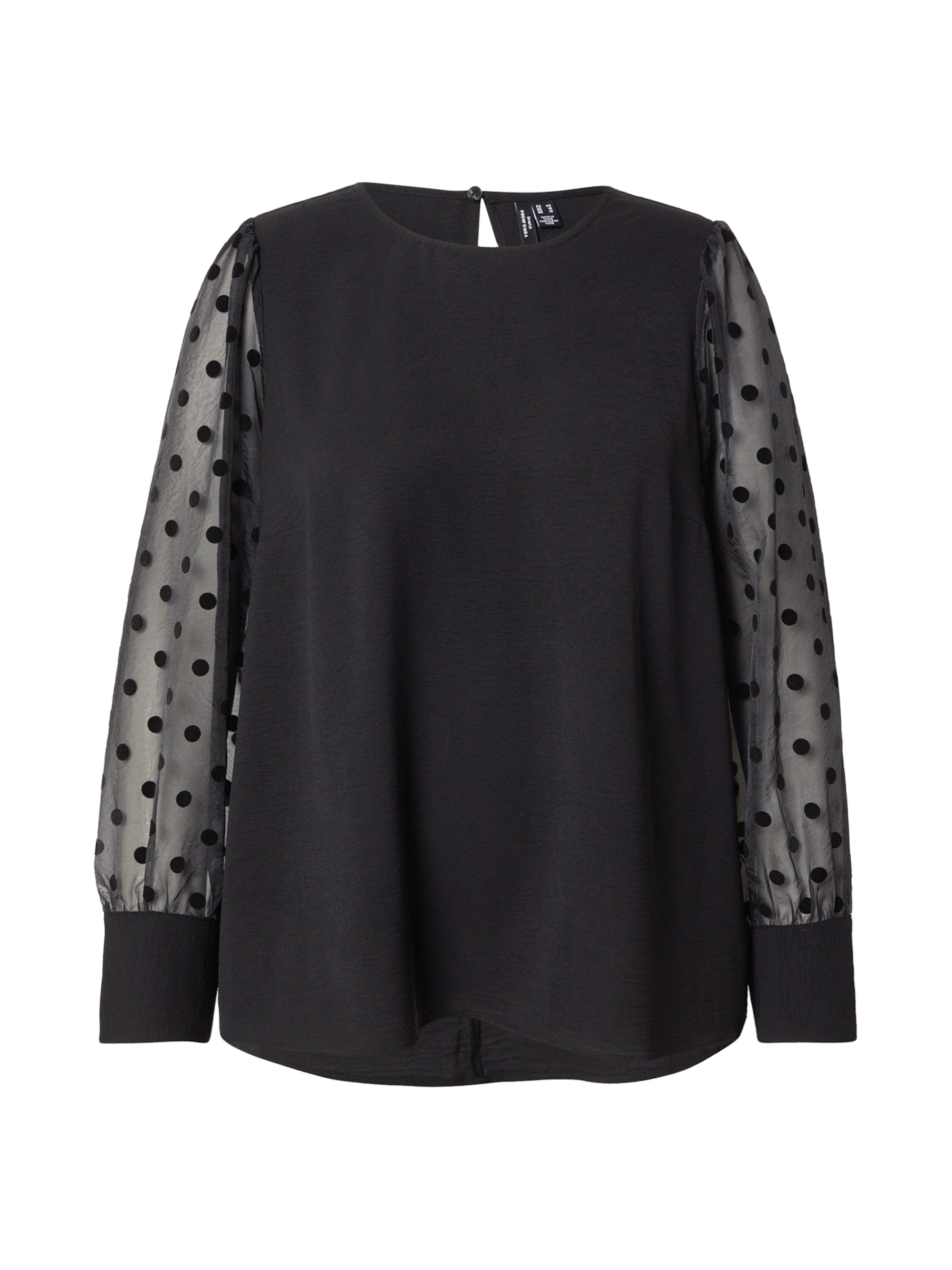 Vero Moda Curve Blouse 'VMCAlva' in Black: front