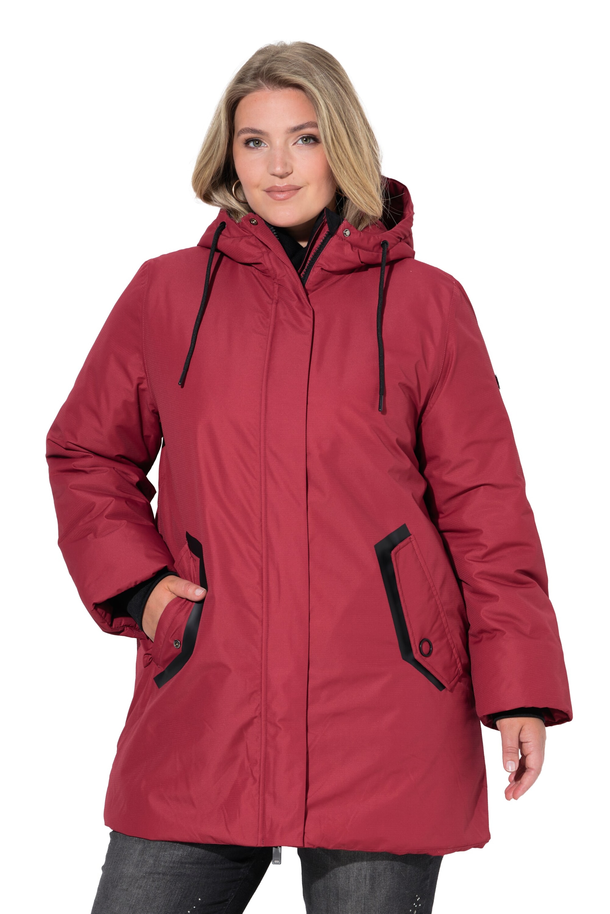 Ulla Popken Jacke in Rot: Vorderseite