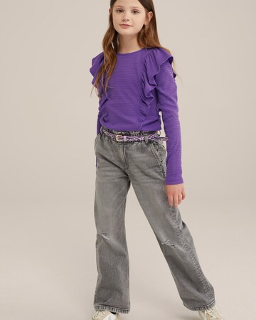 WE Fashion Särk, värv lilla: eest vaates