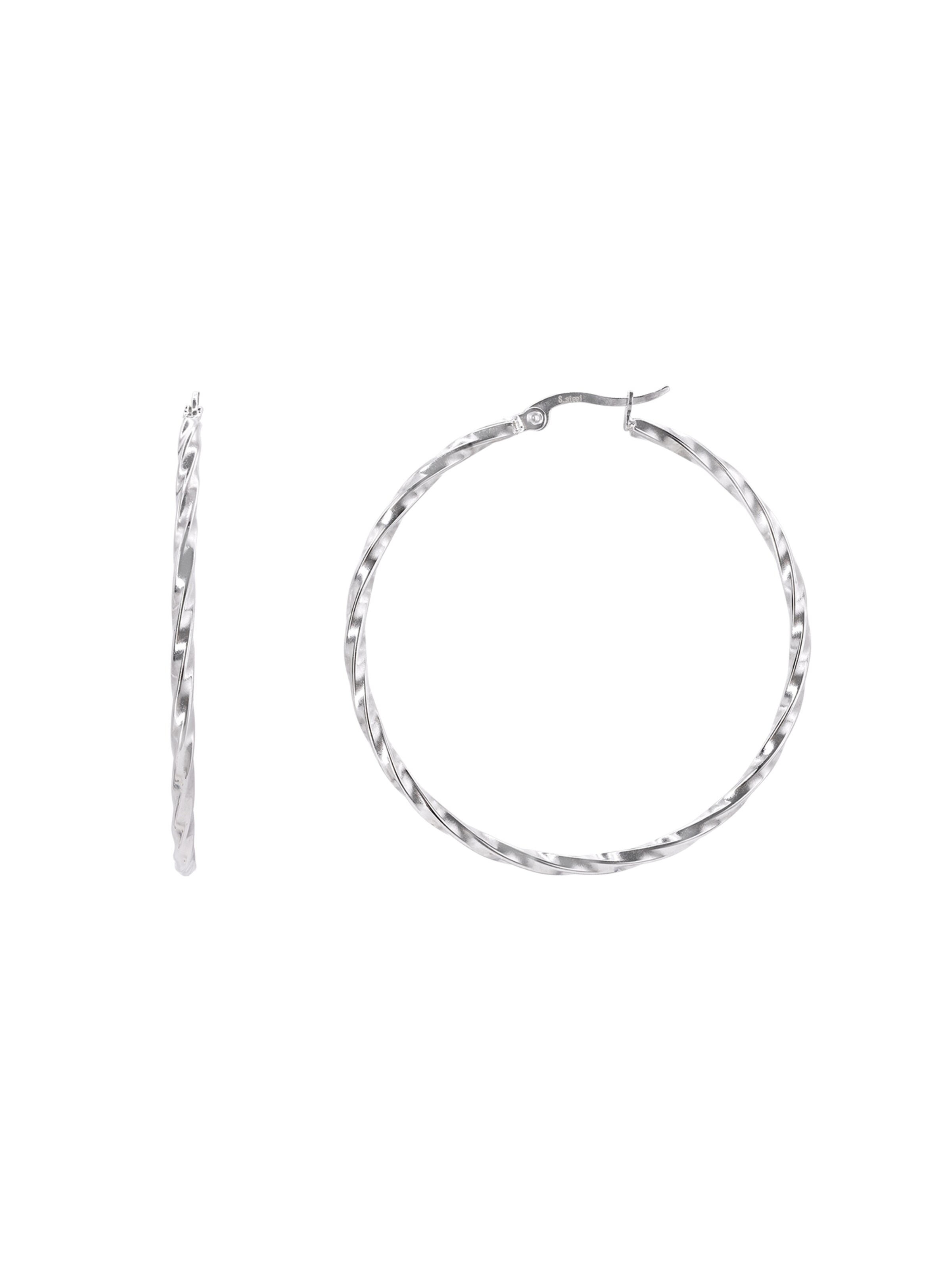 Heideman Ohrschmuck 'Janus ' in Silber: Vorderseite