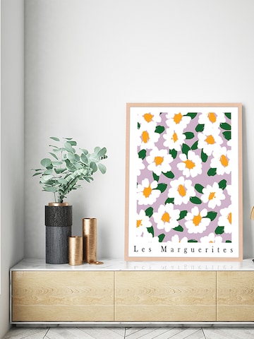 Liv Corday Bilder 'Les Marguerites' in Weiß