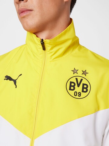 Giacca sportiva 'BVB Prematch' di PUMA in giallo