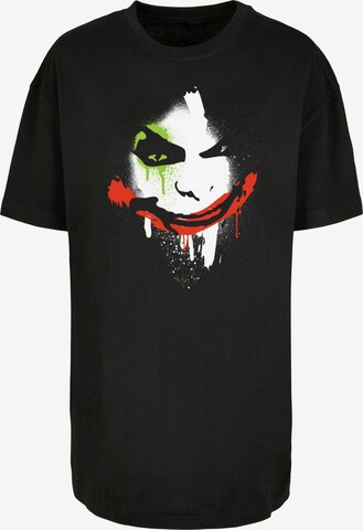 F4NT4STIC T-Shirt 'DC Comics Batman City Joker Face' in Schwarz: predná strana