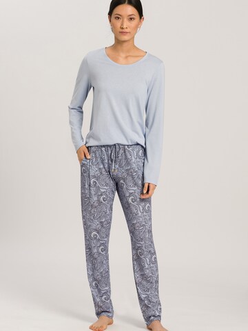 Hanro Pajama Shirt in Blue