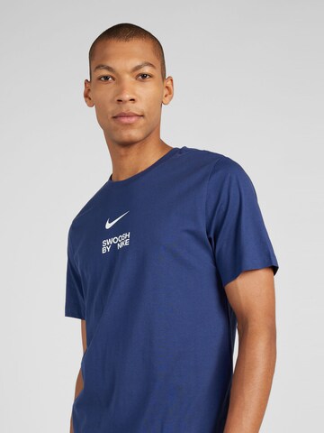 Maglietta 'BIG SWOOSH' di Nike Sportswear in blu