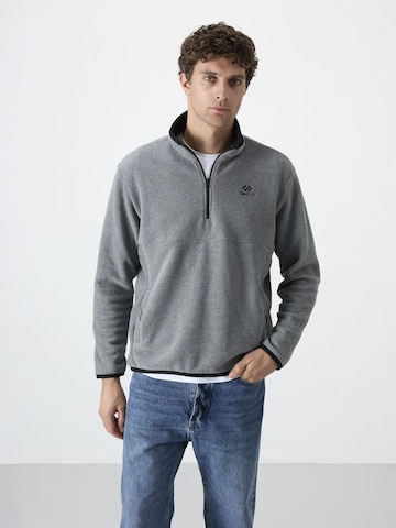 Giacca di pile di Tommy Life in grigio: frontale