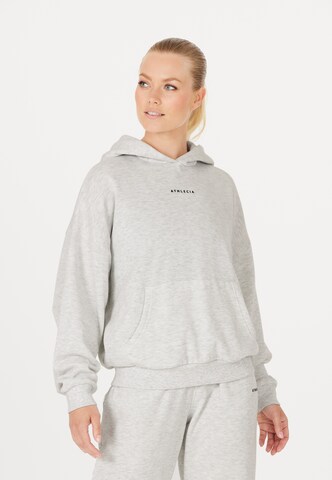 Athlecia Sweatshirt 'Ruthie' in Wit: voorkant