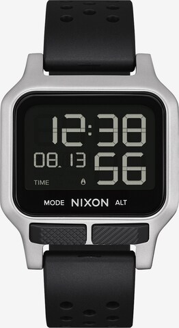 Nixon Digital Watch 'Heat' in Silver: front