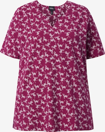 Ulla Popken T-Shirt in Rot: Vorderseite