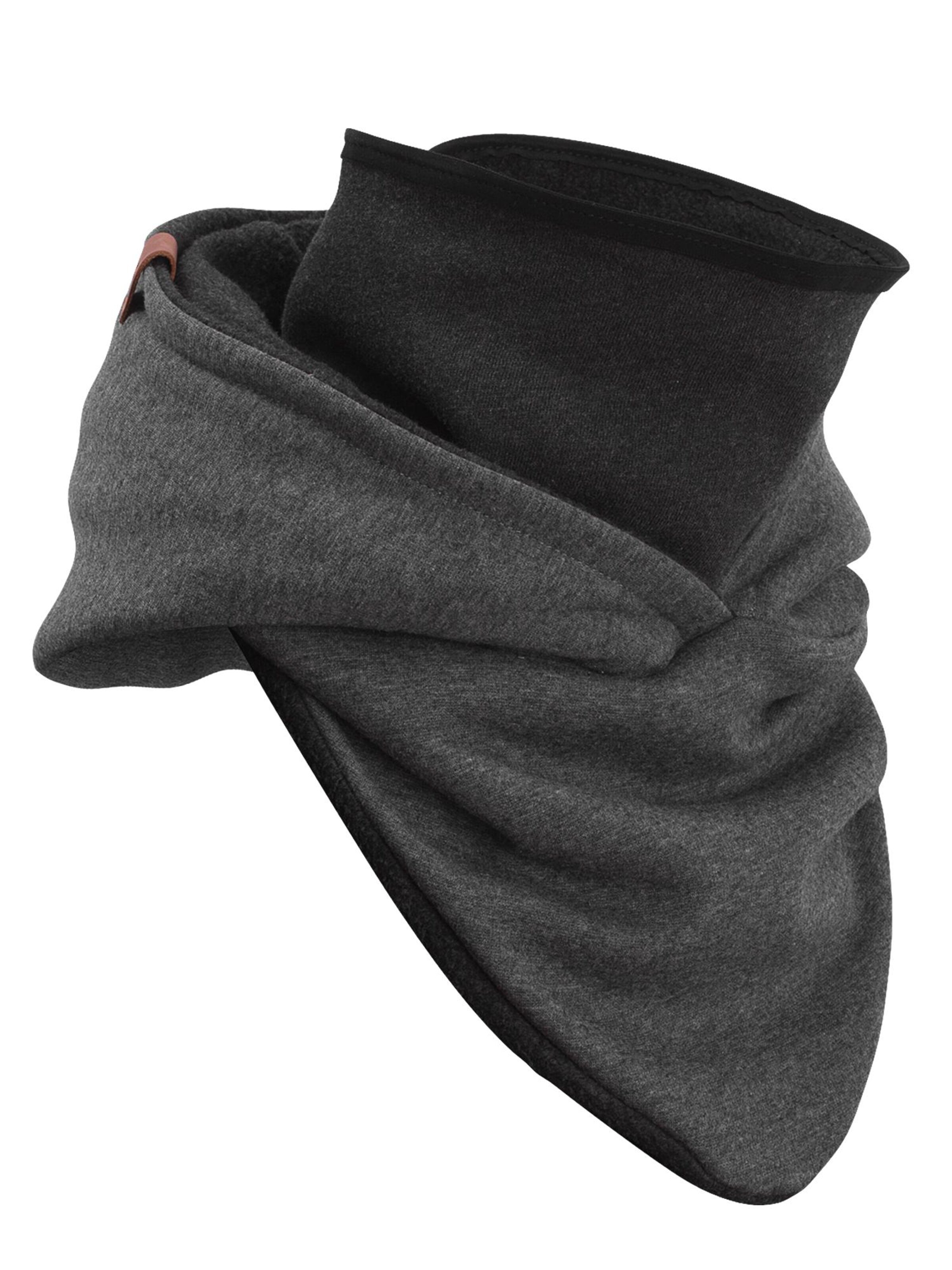Manufaktur13 Scarf 'Hooded Loop' in Grey: front