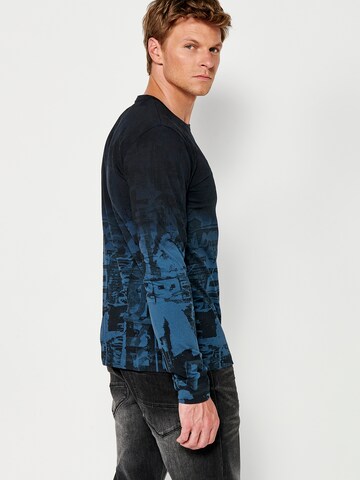 KOROSHI T-shirt i blå
