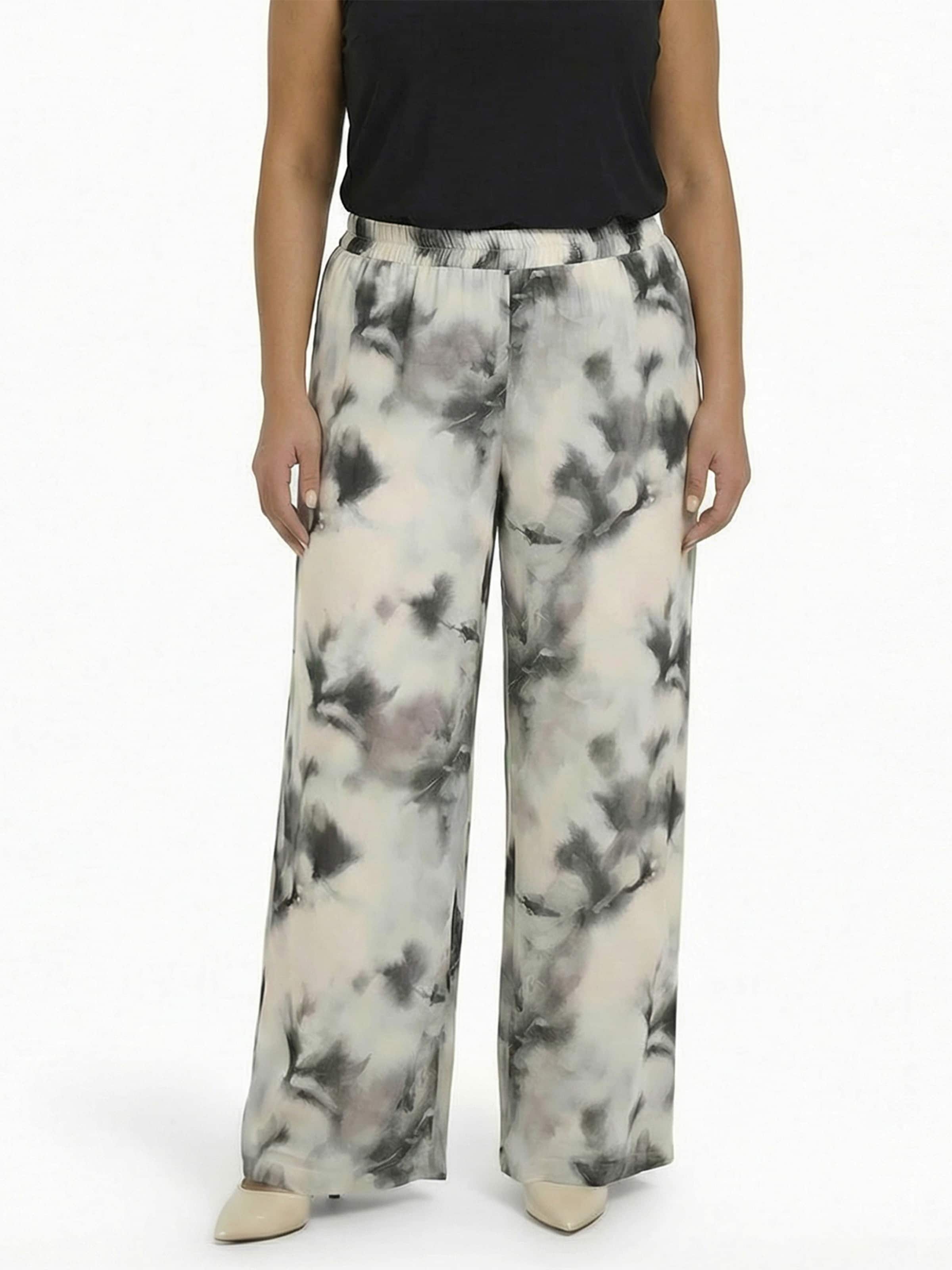 YOEK Loosefit Broek in Grijs: voorkant