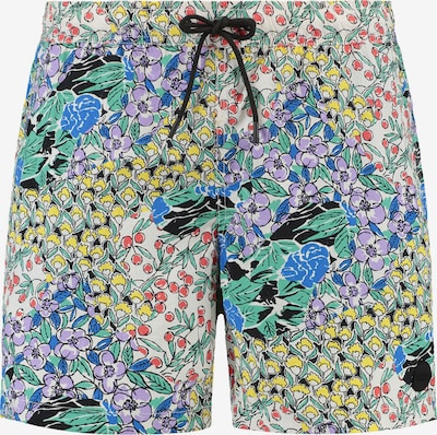 Shiwi Kupaće hlače 'Nate' u tirkiz / azur / žuta / bijela, Pregled proizvoda