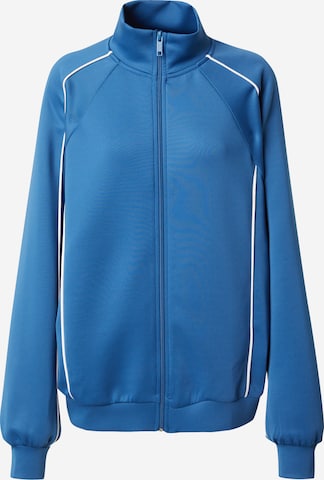 TOPSHOP Sweatvest in Blauw: voorkant