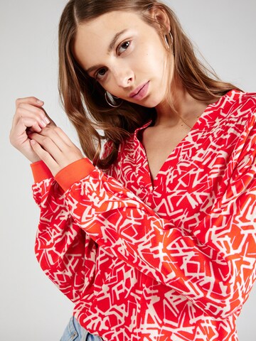 COMMA Bluse in Rot