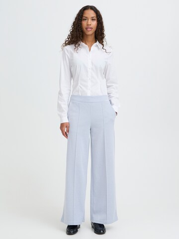 ICHIFlared/zvonoliki kroj Hlače 'IHKATE' - plava boja