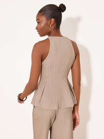 Gilet de costume Lipsy en beige