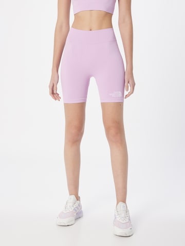 THE NORTH FACE Skinny Sportshorts in Lila: predná strana