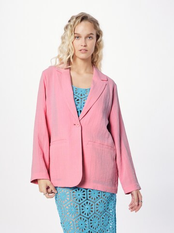 Monki Blazer in Pink: front