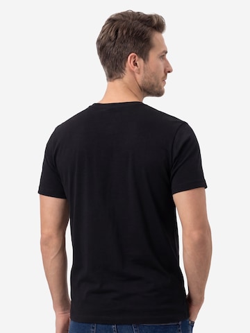 Maglietta intima 'Basic' di Ragman in nero