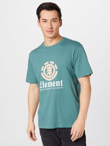 ELEMENT T-Shirt 'VERTICAL' in Blau: predná strana