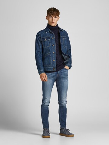 JACK & JONES - Skinny Calças de ganga 'Glenn' em azul