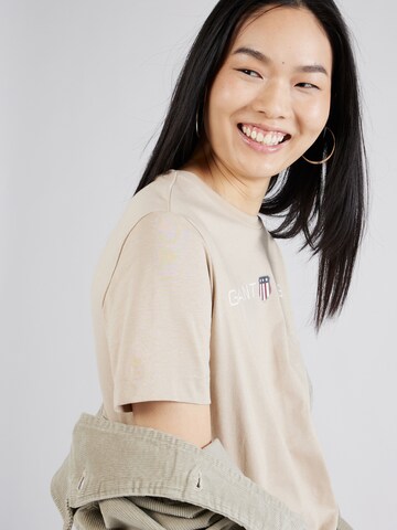 GANT T-Shirt in Beige