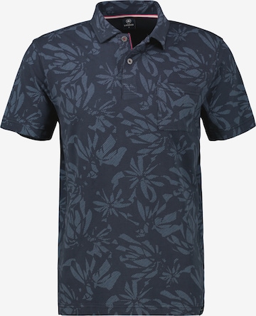 LERROS Poloshirt mit Stretchanteil in Blau: Vorderseite