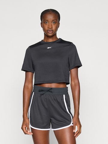 T-shirt fonctionnel 'MICHAELA' Reebok en noir : devant