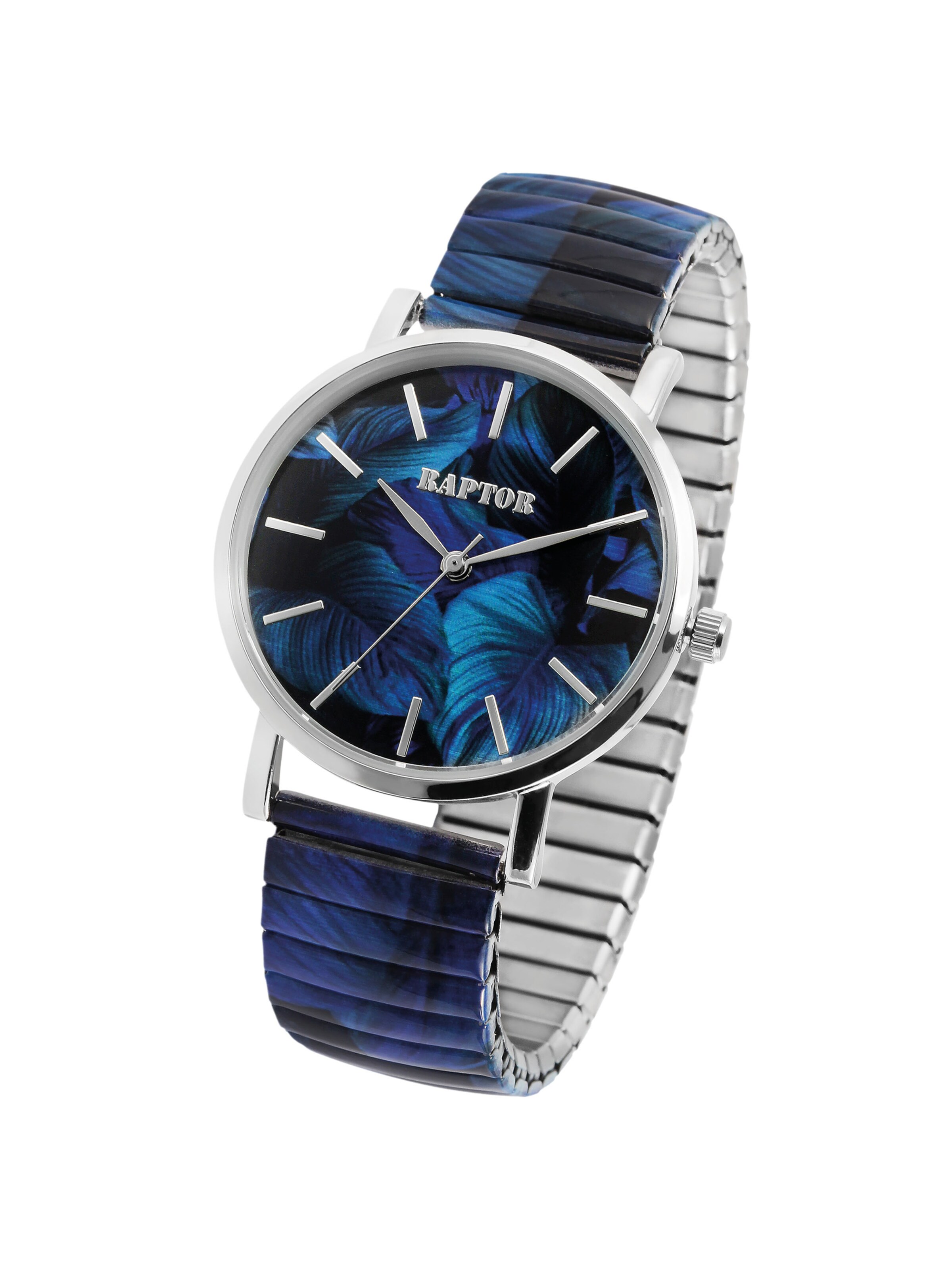 Raptor Analoguhr 'Colorful Edition'‌‌‌‌‌‌‌‌‌‌ in Blau: Vorderseite