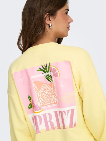 Only Maternity - Sudadera 'OLMKita' en amarillo