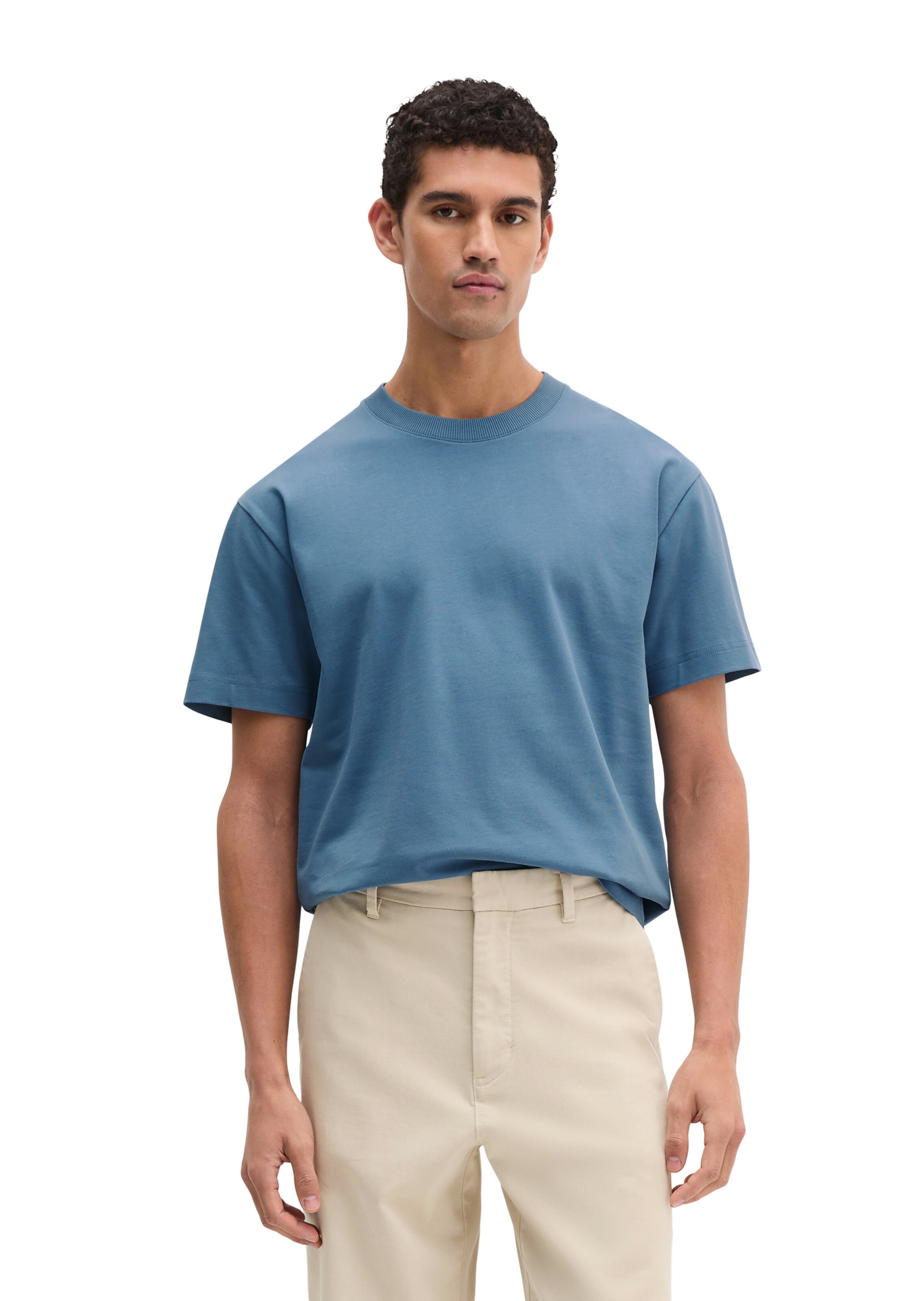 Marc O'Polo Shirt in Blauw: voorkant
