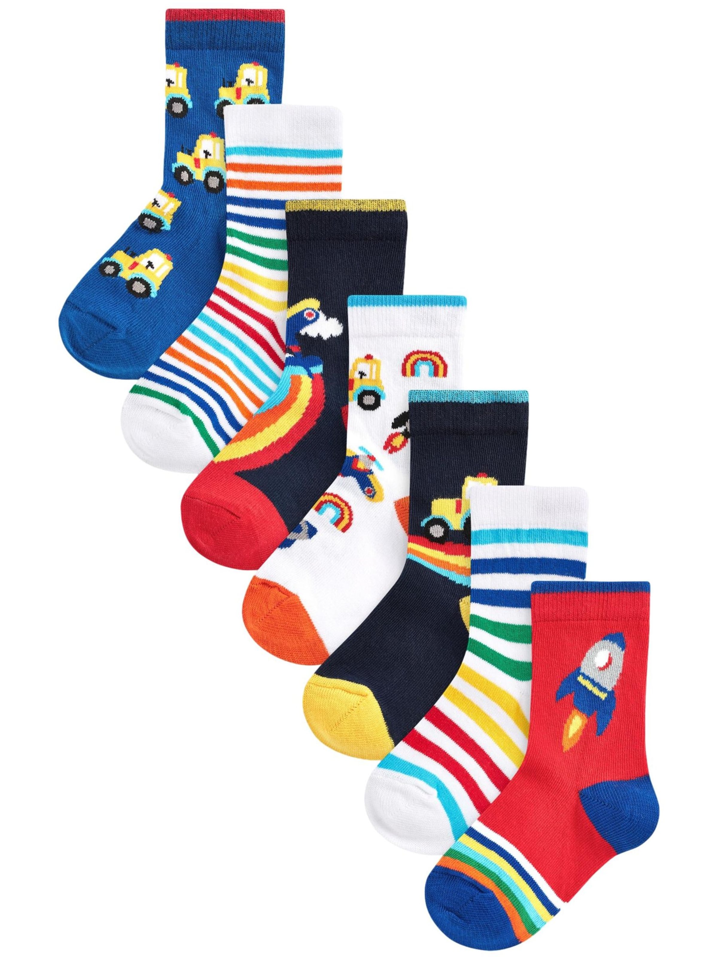 Next Skarpety &#x27;7er-Pack&#x27; w kolorze mieszane kolory: przód