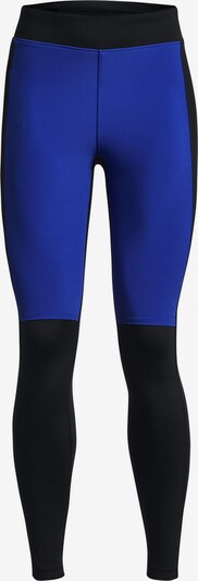 UNDER ARMOUR Sportbroek 'Qualifier Cold' in de kleur Blauw / Zwart, Productweergave