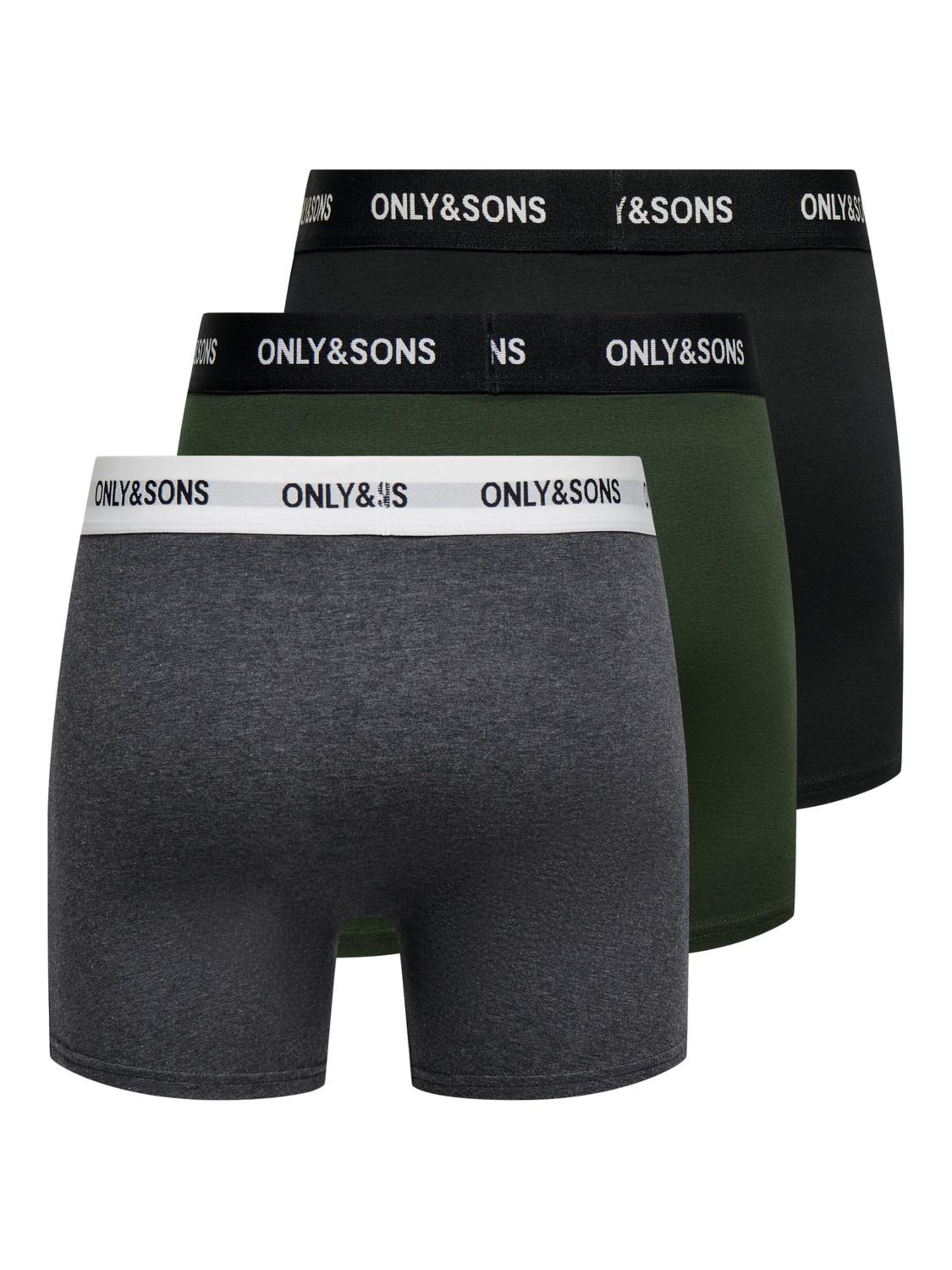 Only & Sons Boxer shorts in Grey