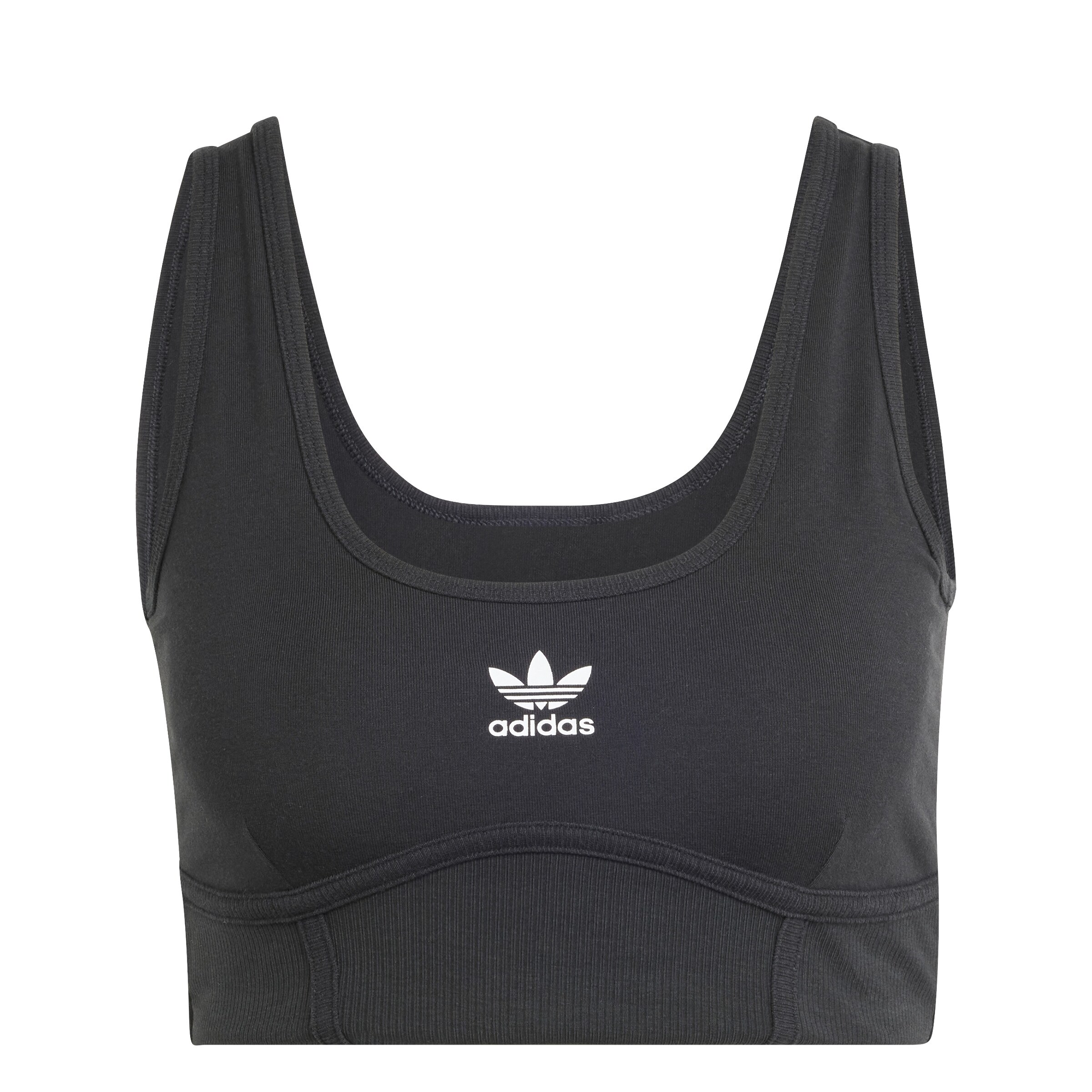 ADIDAS ORIGINALS Sport-BH in Grau: Vorderseite