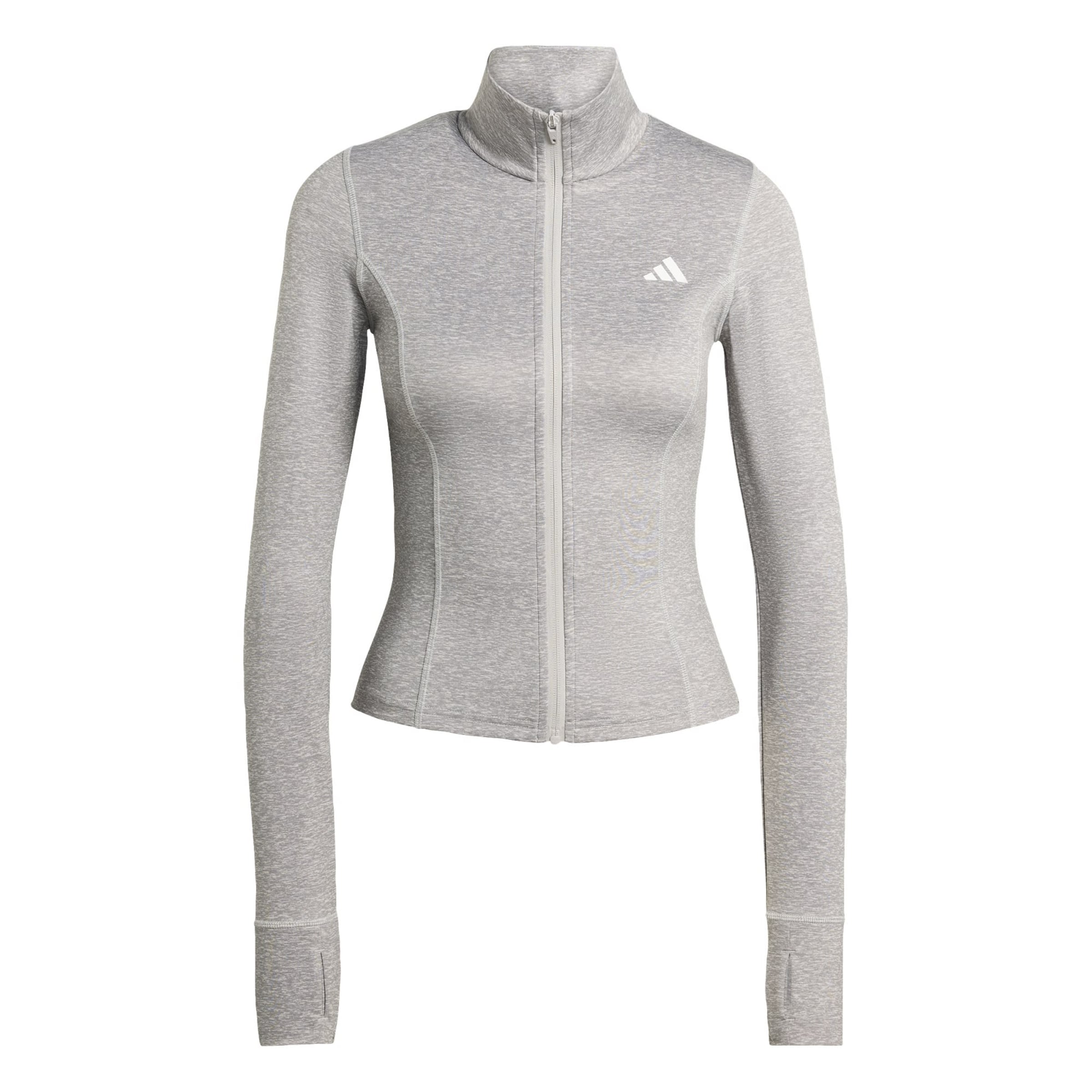 ADIDAS PERFORMANCE - Chaqueta de chándal en gris: frente