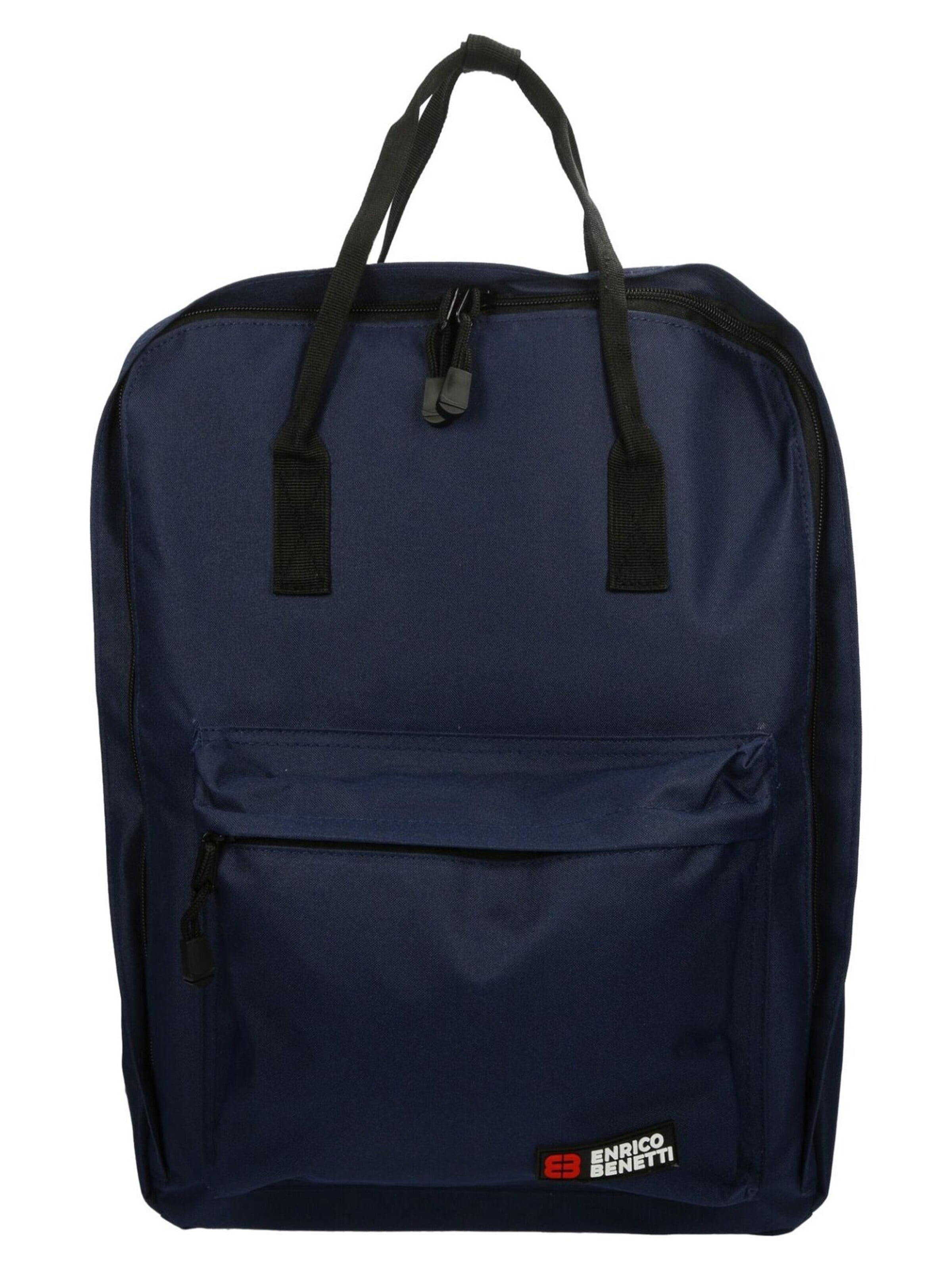 Enrico Benetti - Mochila en azul: frente