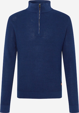 BLEND Пуловер 'Codford' в синьо: отпред